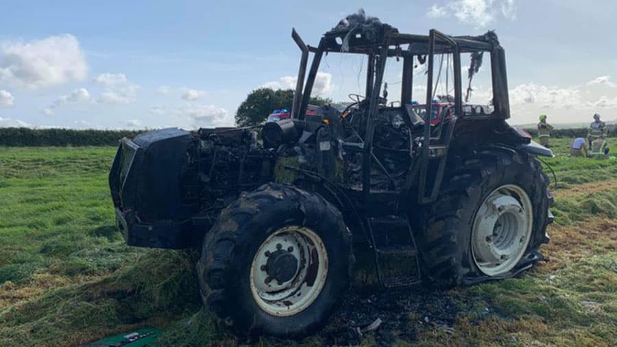 image of a tractor