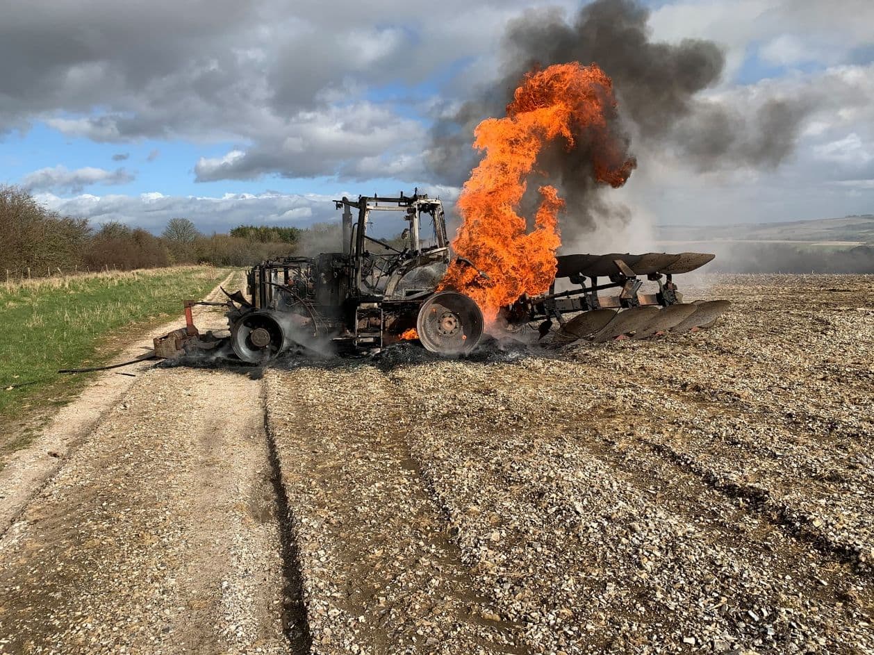 image of a tractor