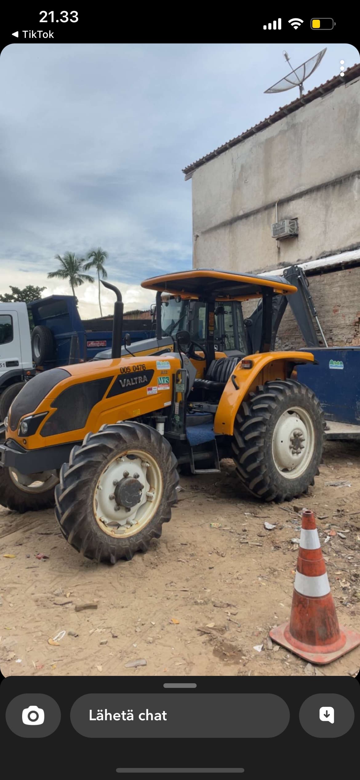 image of a tractor
