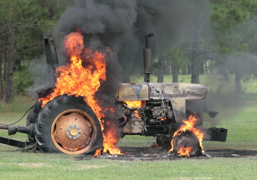 image of a tractor