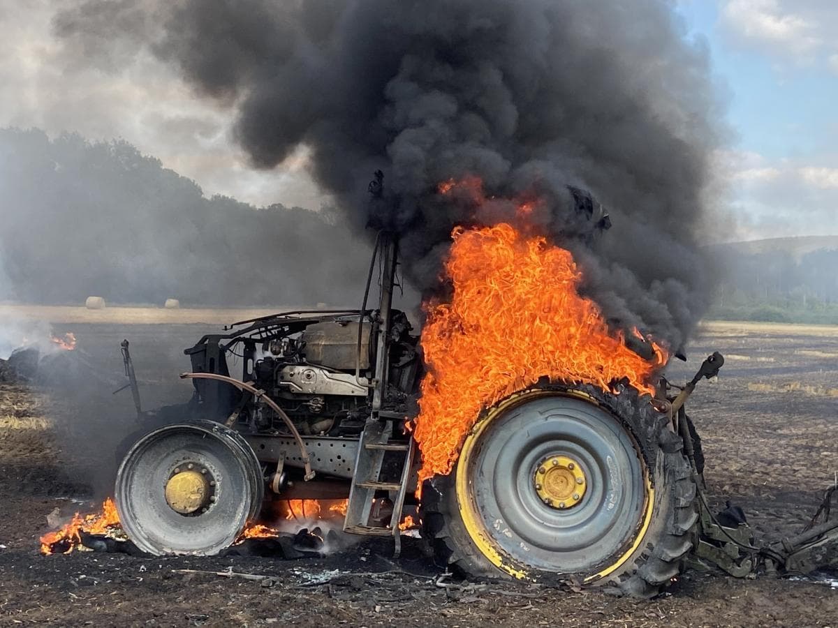 image of a tractor