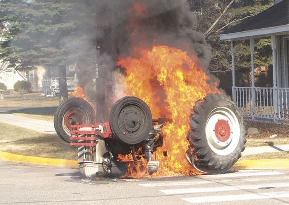 image of a tractor