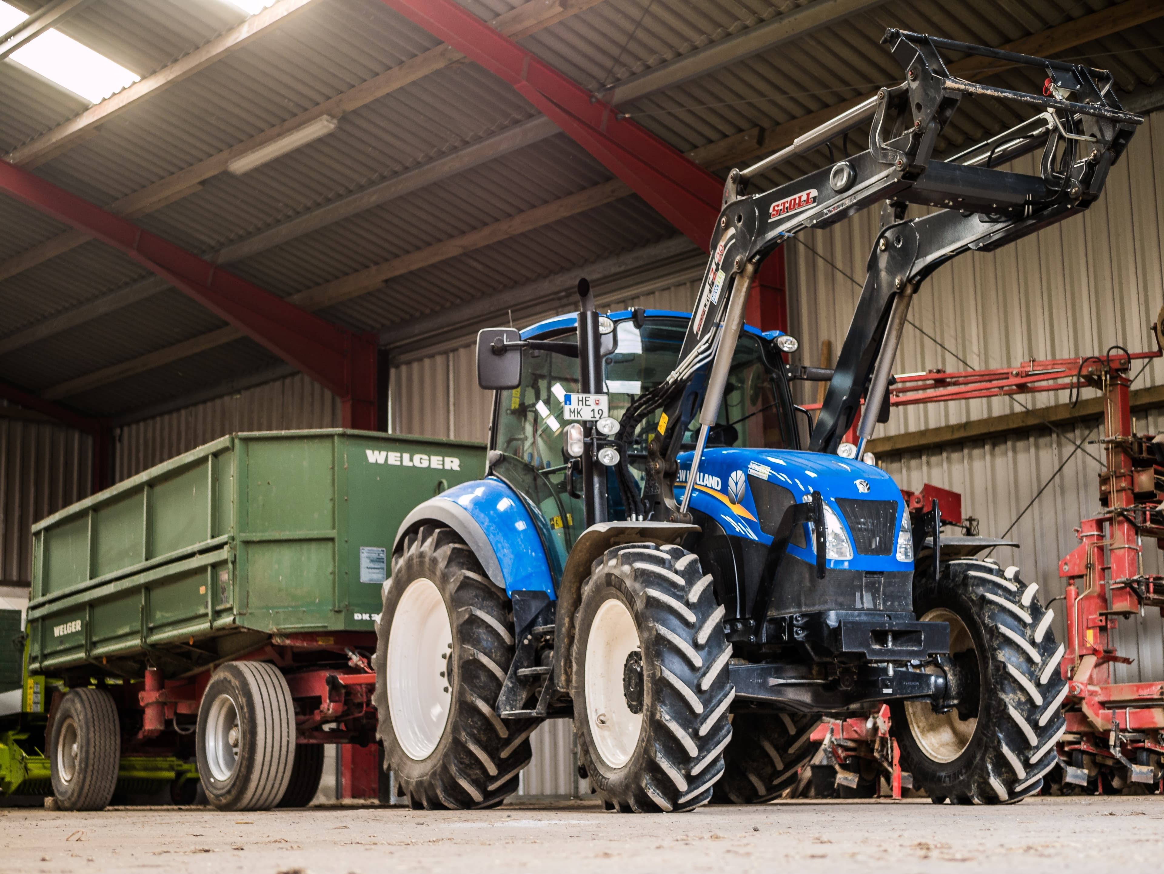 image of a tractor